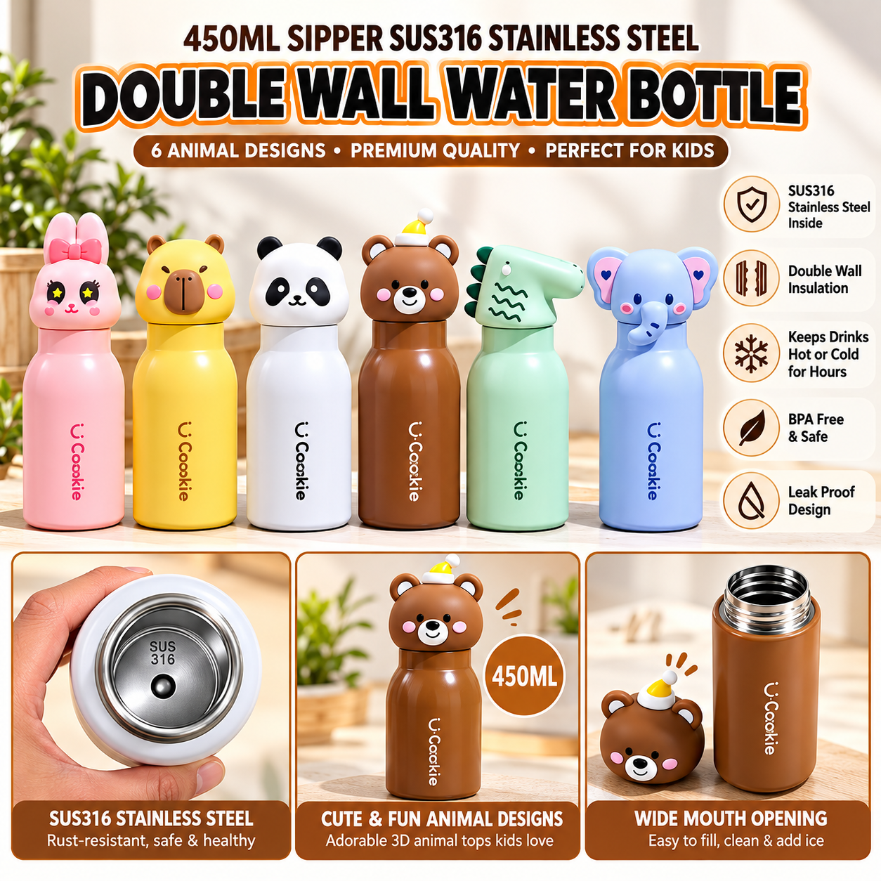 cute animal sipper bottle cute animal sipper bottle
