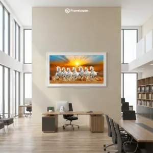 Best Seven Horses Photo Frame – Vastu Good Luck Wall Frame | FrameLagao