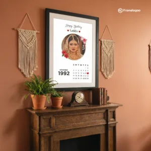 Best Birthday Calendar Photo Frame – Personalized Birthday Gift | FrameLagao