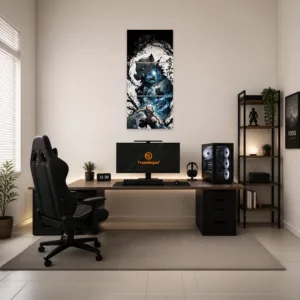Premium Inosuke Demon Slayer Split Poster Wall Art by Framelagao