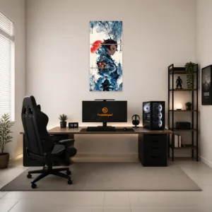Premium Tanjiro Demon Slayer Split Poster Wall Art by Framelagao