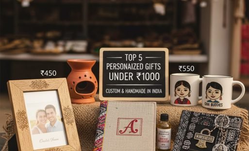 Top 5 Personalized Gift Ideas Under ₹1000 | Custom & Handmade Gifts in India